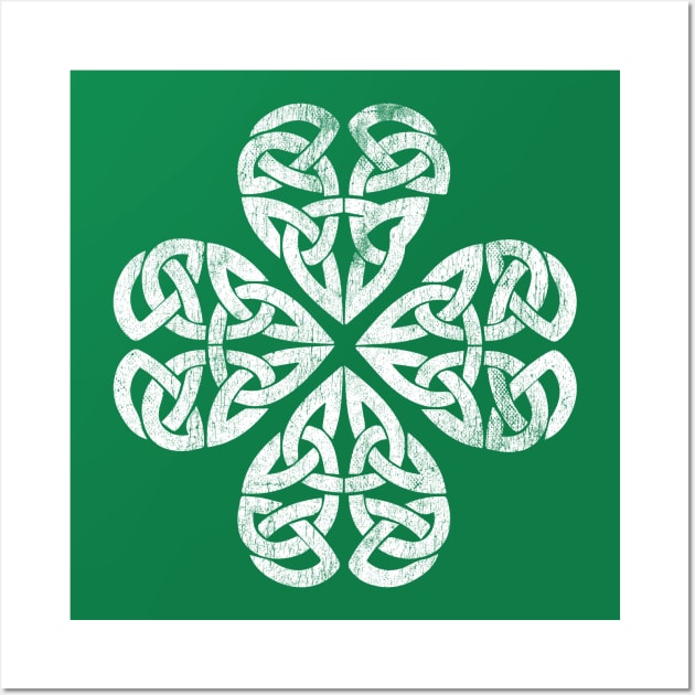 Celtic Shamrock Wall Art by Vector Deluxe